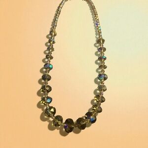 Kirk’s Folly Crystals of Camelot Faceted Beaded Necklace 18”